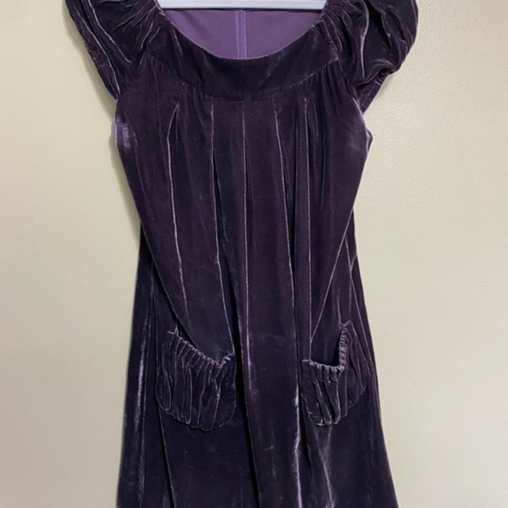 Oc By Oc Velvet Dress, Size 4 View 2